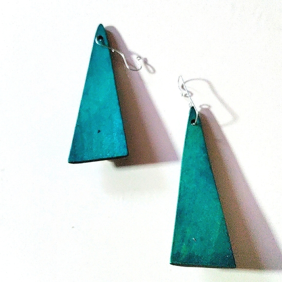 HAPPY HOLIDAYS New (2) Handcrafted Wood Ornaments! Genuine Cowries. Unisex Items - Picture 2 of 7